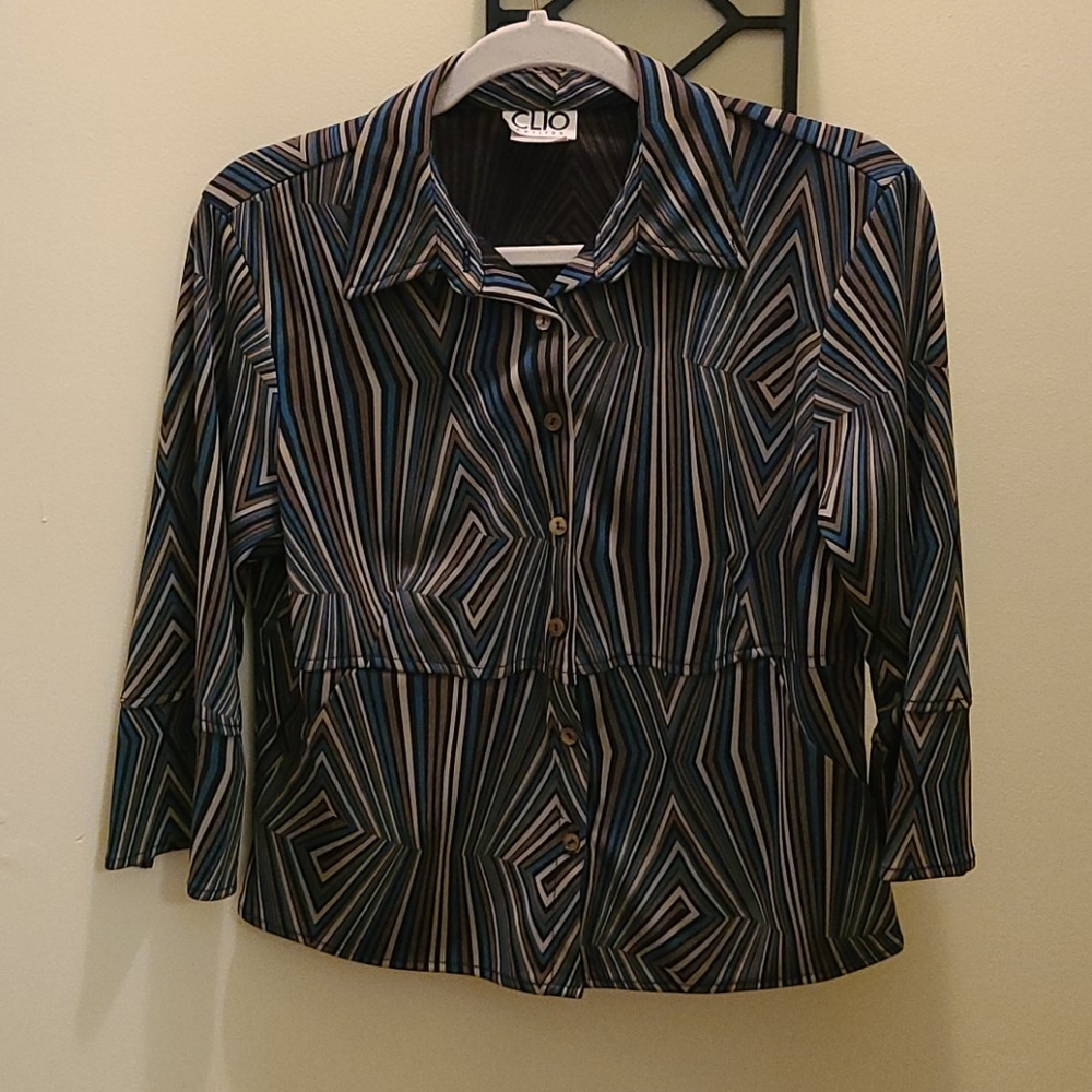 CLIO Maze Multi-colored Blouse